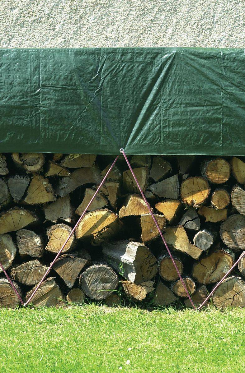 Nortène - PROTEX Bâche de protection co-extrudée en LDPE 90g/m² Vert 6x4m - Image 5