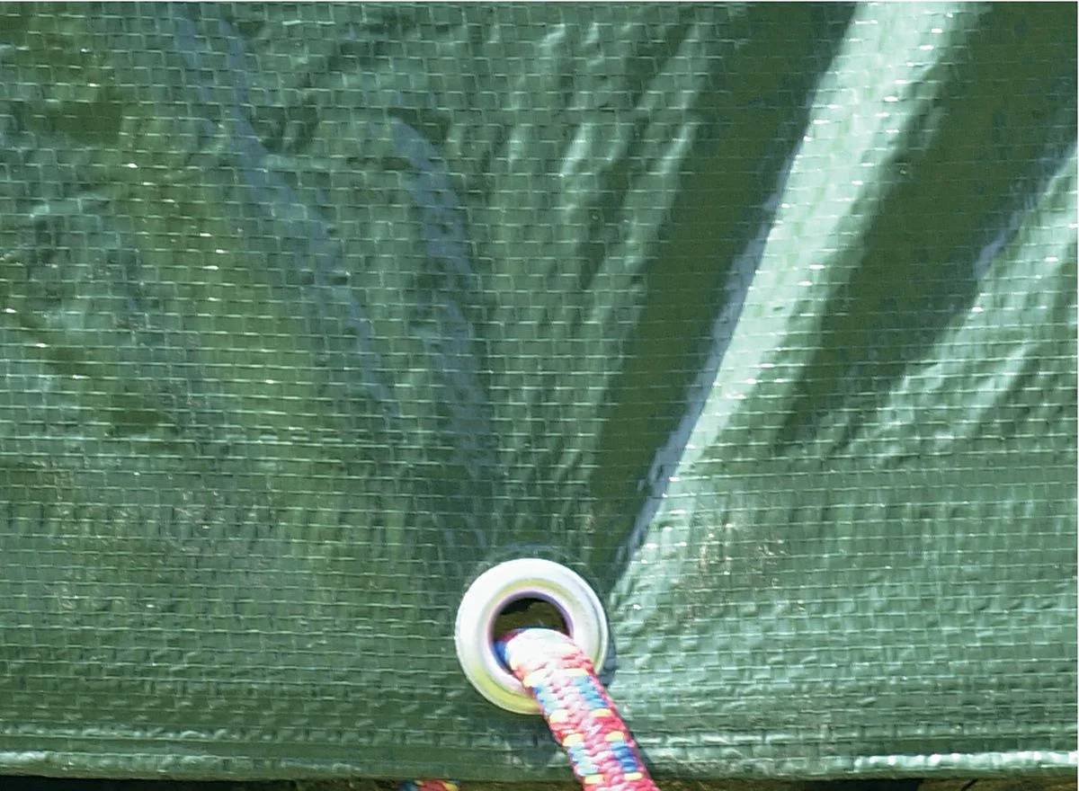 Nortène - PROTEX Bâche de protection co-extrudée en LDPE 90g/m² Vert 6x4m - Image 3