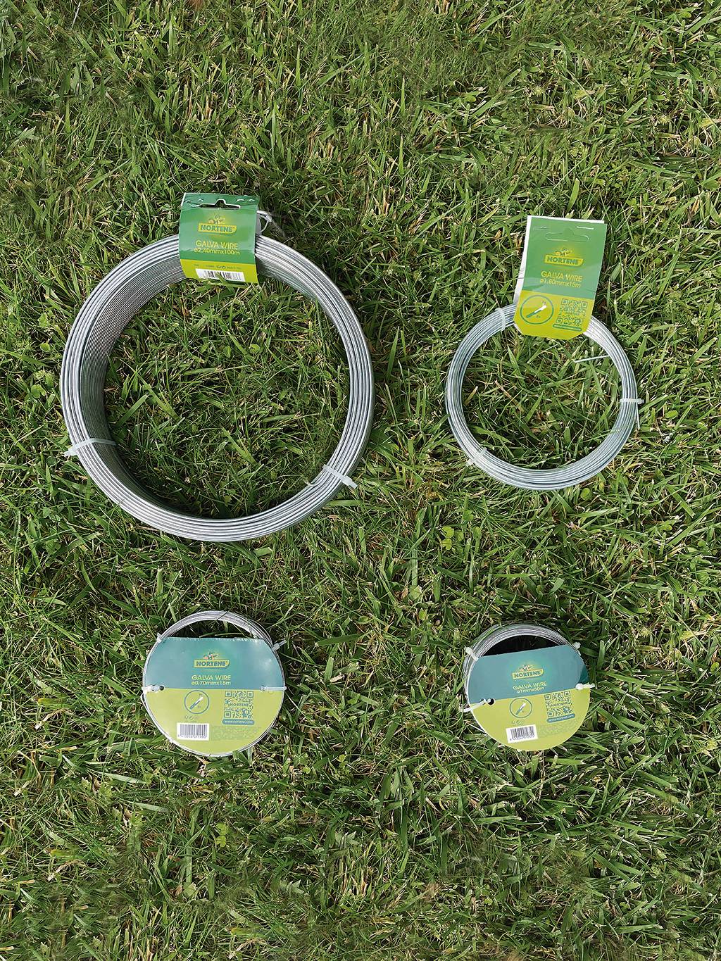 Nortène - GALVA WIRE FIL GALVANISE  Fil de fer galva 2mm Metal 25m - Image 1