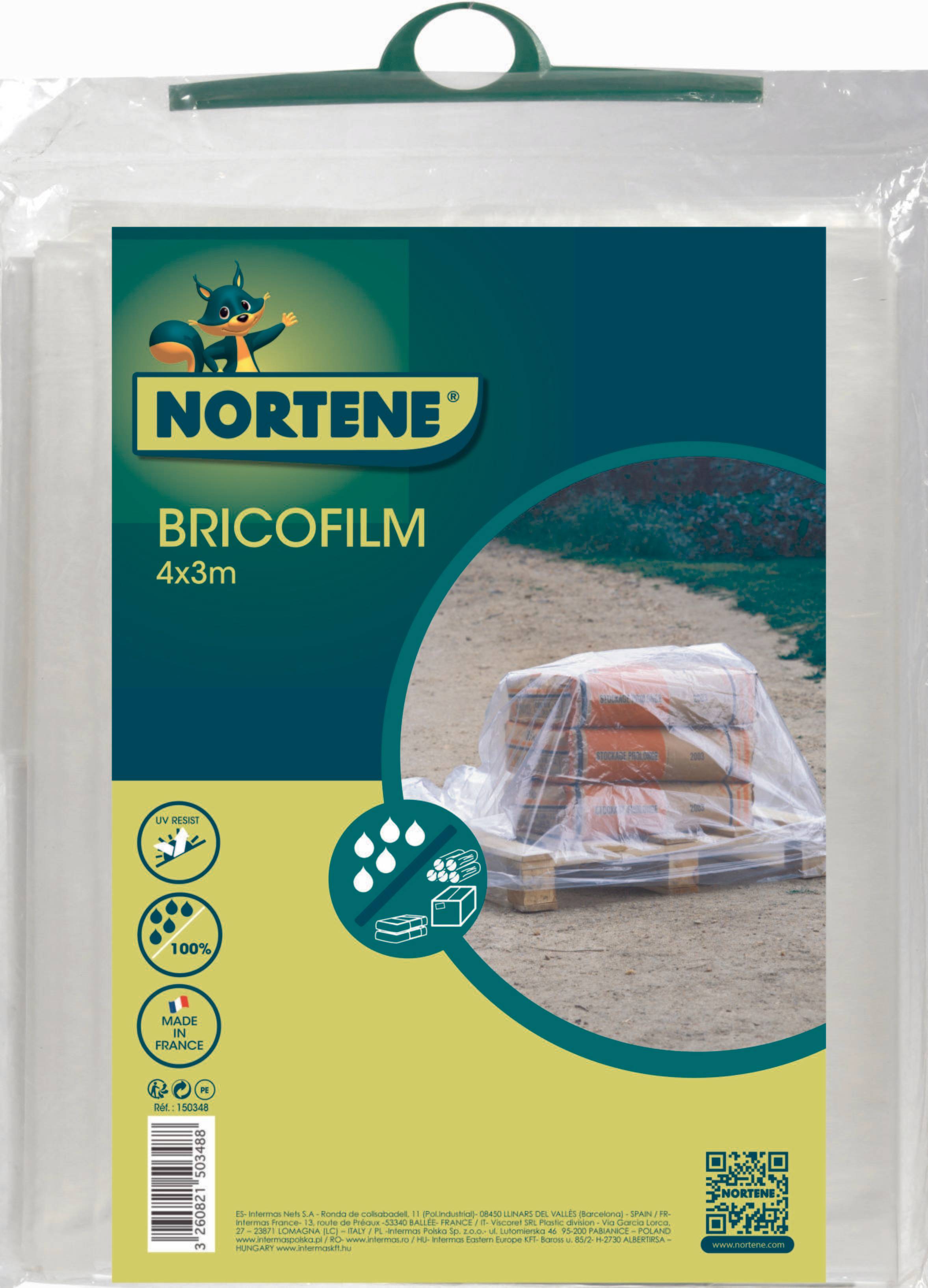 Nortène - BRICOFILM Feuille de protection bricolage 4x3 - Image 1