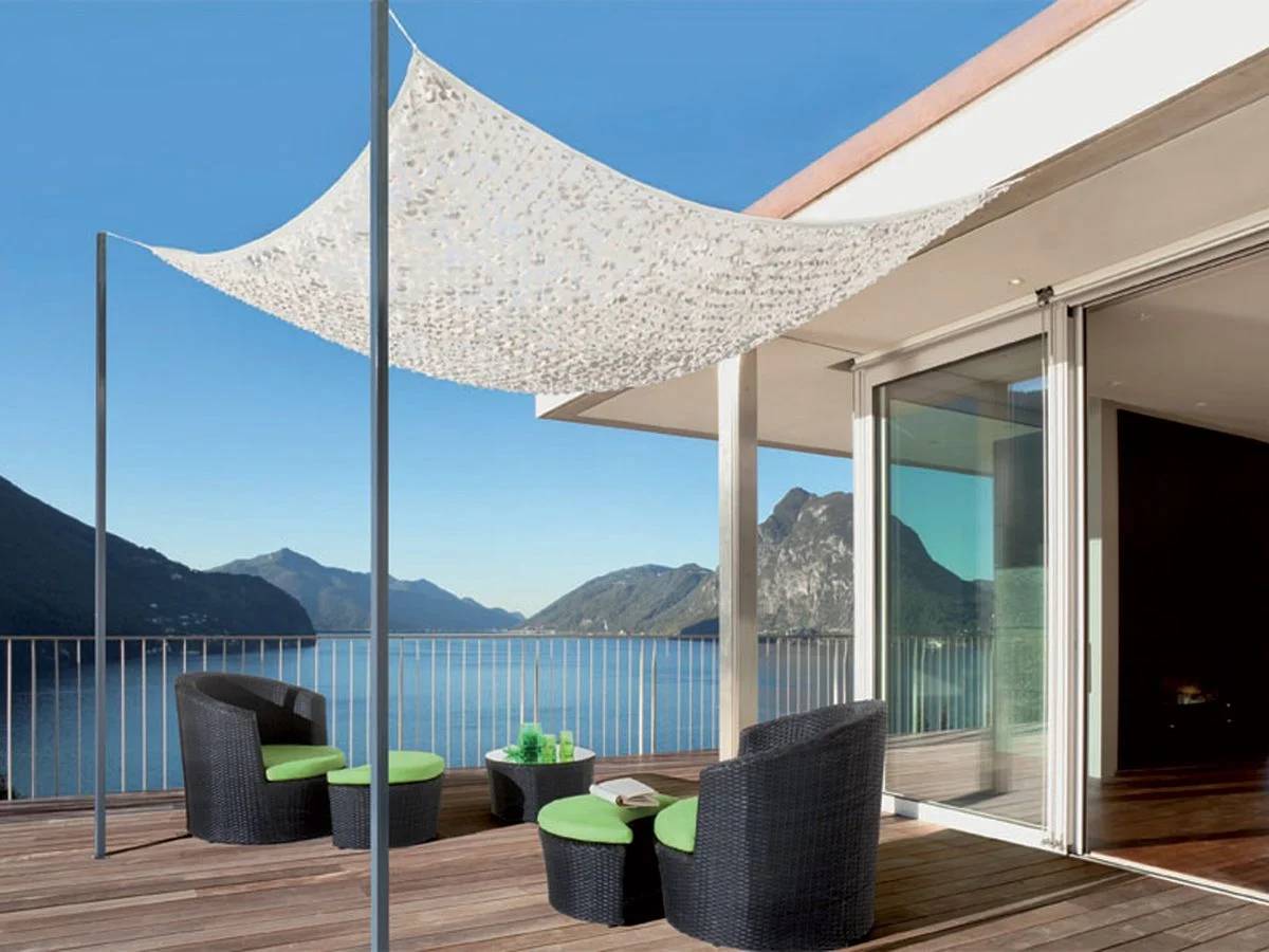 Nortène - SAHARA Filet d'ombrage bicolore réversible 2,40x3m - Image 1