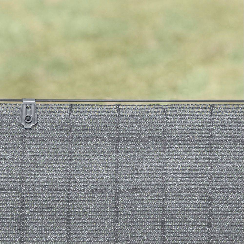 Nortène - Fixatex 20 pinces brise-vue tissés gris - NORTENE - Image 5