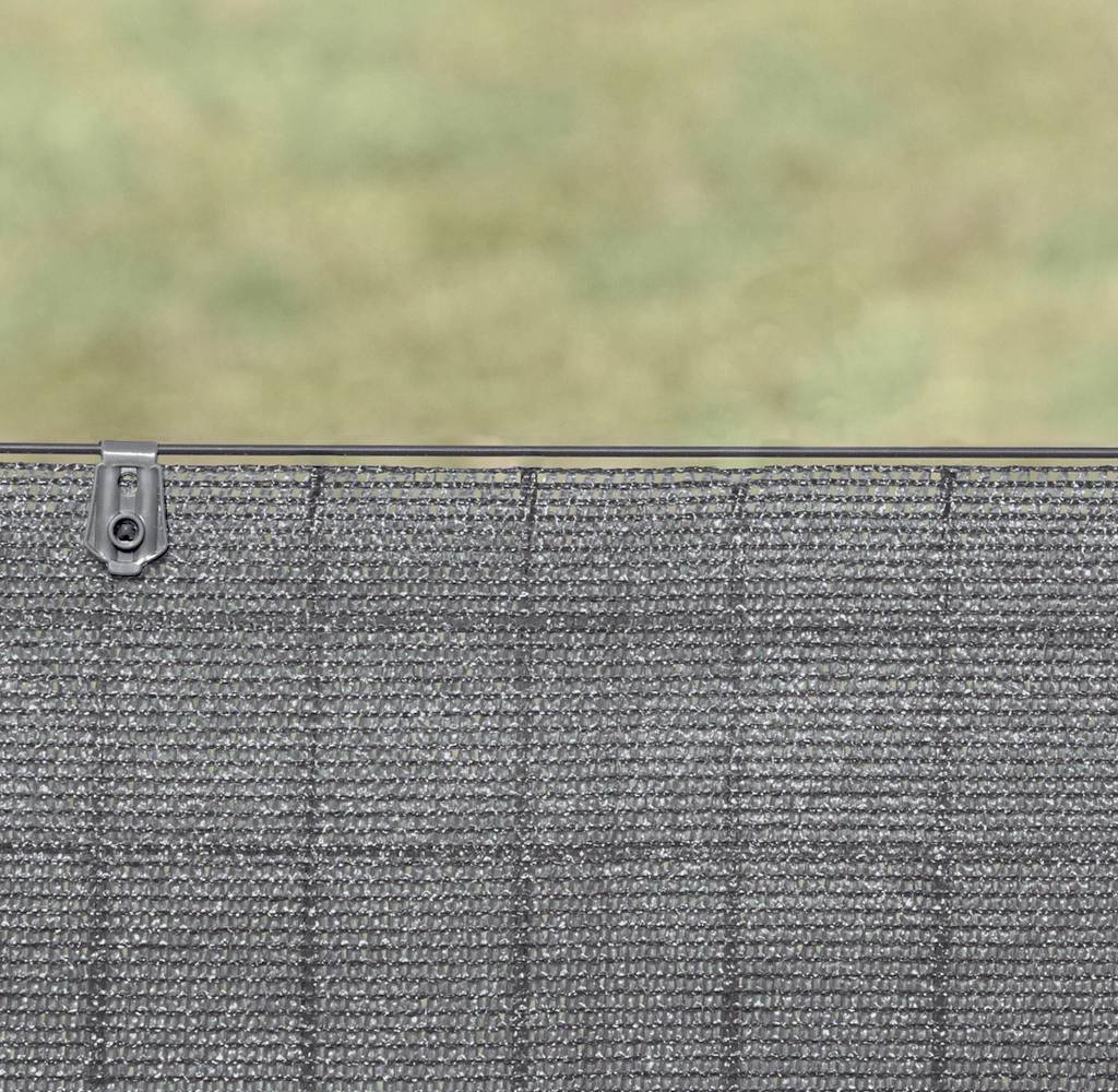 Nortène - Fixatex 20 pinces brise-vue tissés gris - NORTENE - Image 4