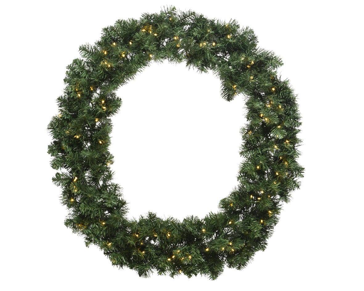 Imperial couronne BO prelit diamètre    60.00-H16.00cm-50L vert