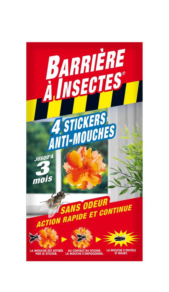 Barrière à insectes - Stickers anti-mouches vitres – BAR INS