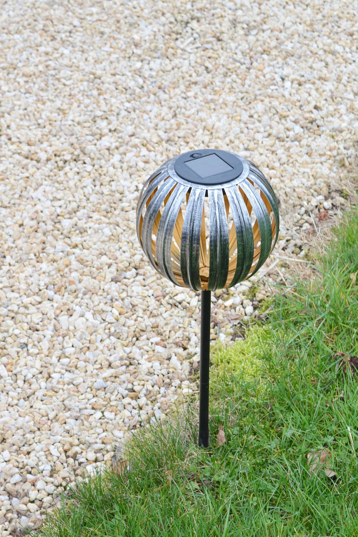 Pic solaire à planter Sun - LED blanc chaud Ø.18 x H.53,2 cm - Image 1