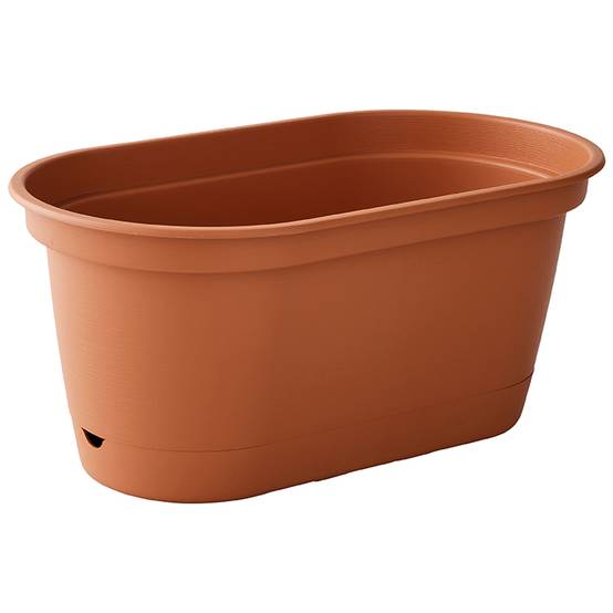 Ecloz - Jardinière à Réserve d'eau L'Autonome Terre Cuite 40 cm - ECLOZ - Image 4