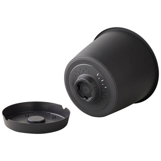 Ecloz - Ecloz - Pot à réserve d'eau L'Autonome Rond Anthracite ⌀30cm - Image 2