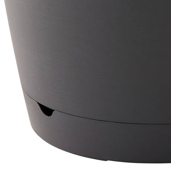 Ecloz - Ecloz - Pot à réserve d'eau L'Autonome Rond Anthracite ⌀30cm - Image 3