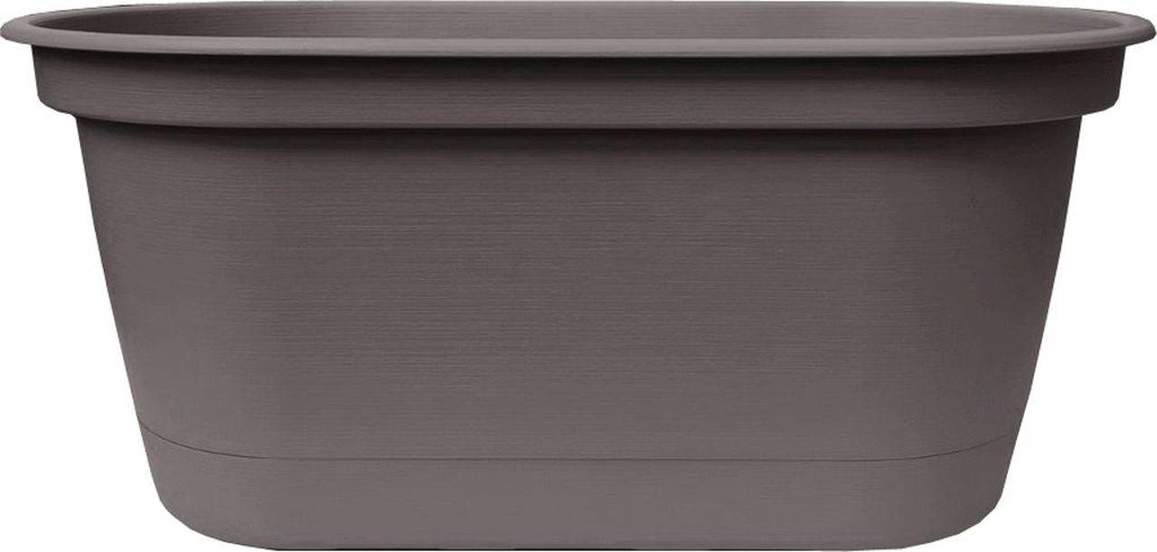 Ecloz - Jardinière à Réserve d'eau L'Autonome Taupe 50cm