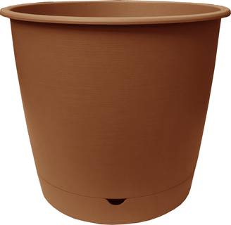 Ecloz - Pot à réserve d'eau L'Autonome Rond Terre Cuite ⌀50cm