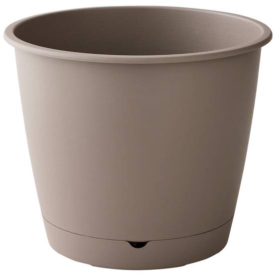 Ecloz - Pot à réserve d'eau L'Autonome Rond Taupe ⌀ 30 cm - ECLOZ