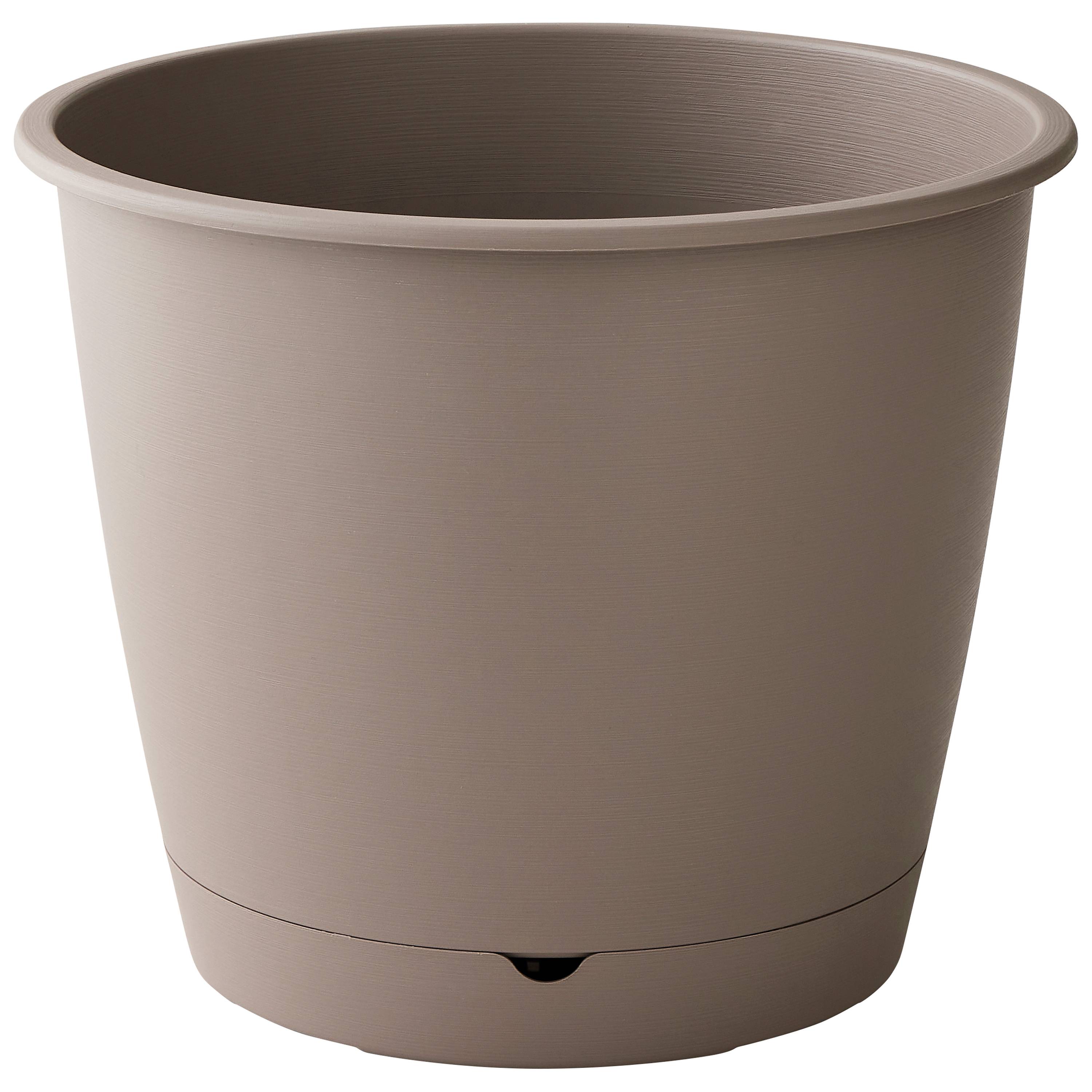 Ecloz - Pot à réserve d'eau L'Autonome Rond Taupe ⌀ 30 cm - ECLOZ