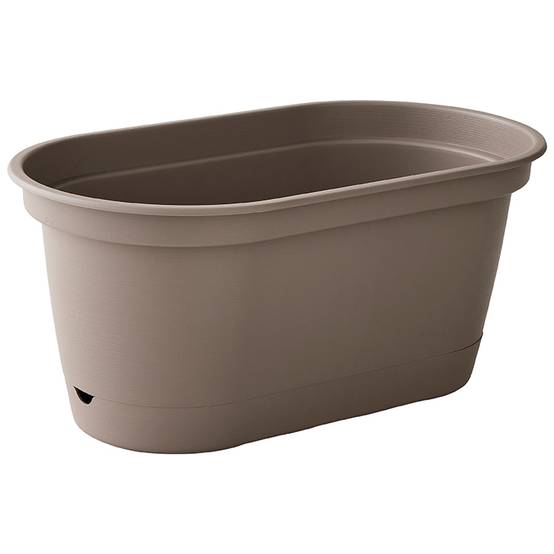 Ecloz - Jardinière à Réserve d'eau L'Autonome Taupe 40 cm - ECLOZ - Image 1