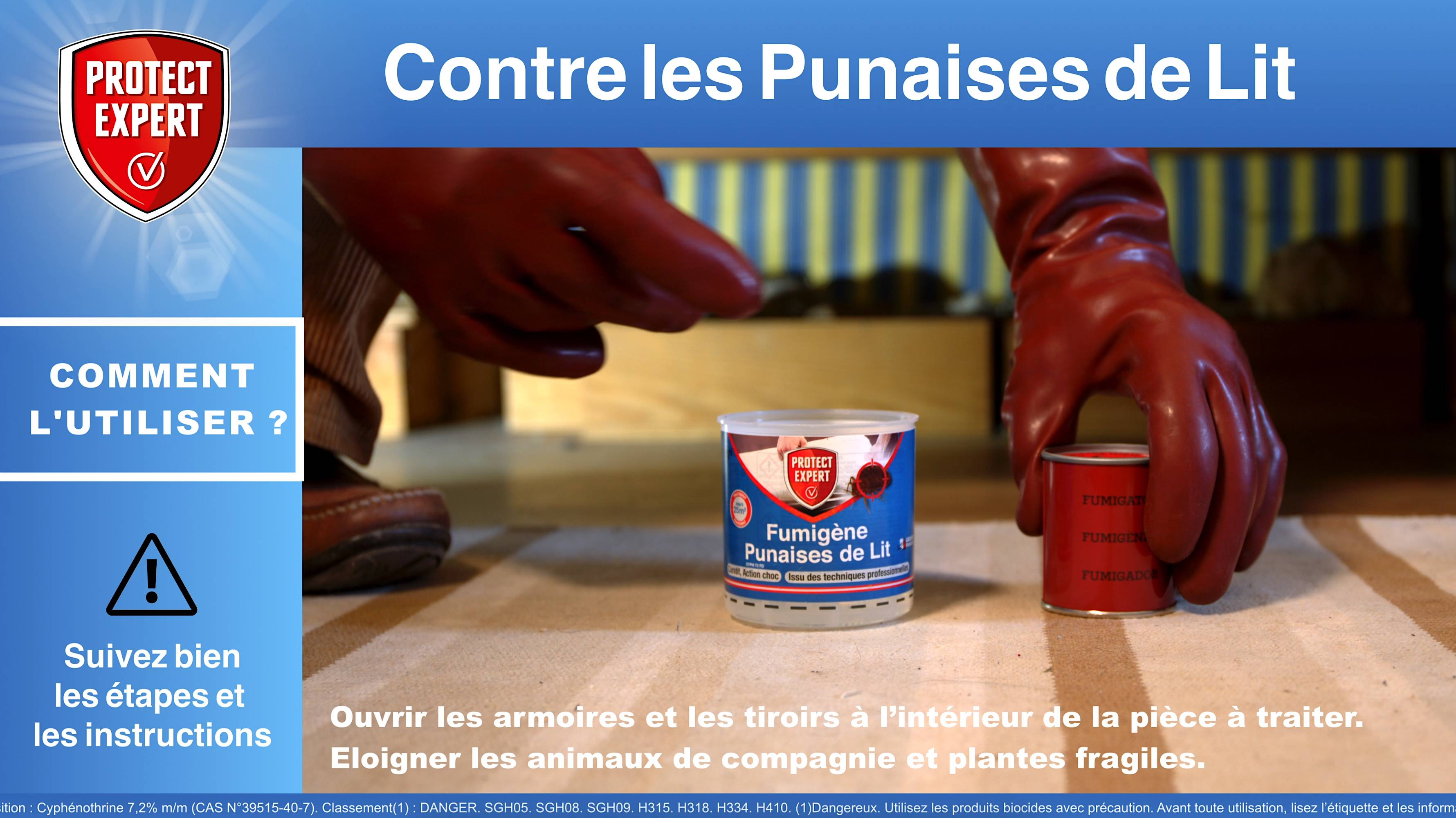 Protect Expert - Fumigène anti-punaises de lit 10g PROTECT EXPERT - Image 6