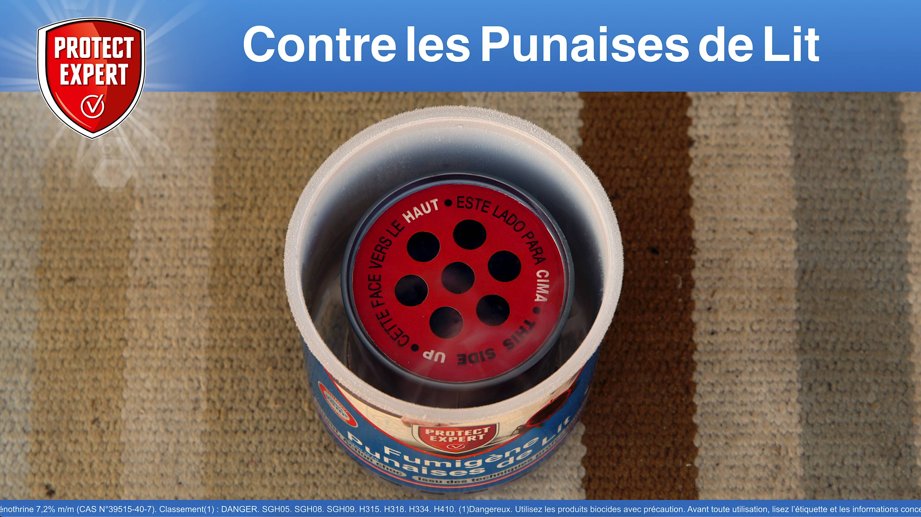 Protect Expert - Fumigène anti-punaises de lit 10g PROTECT EXPERT - Image 1