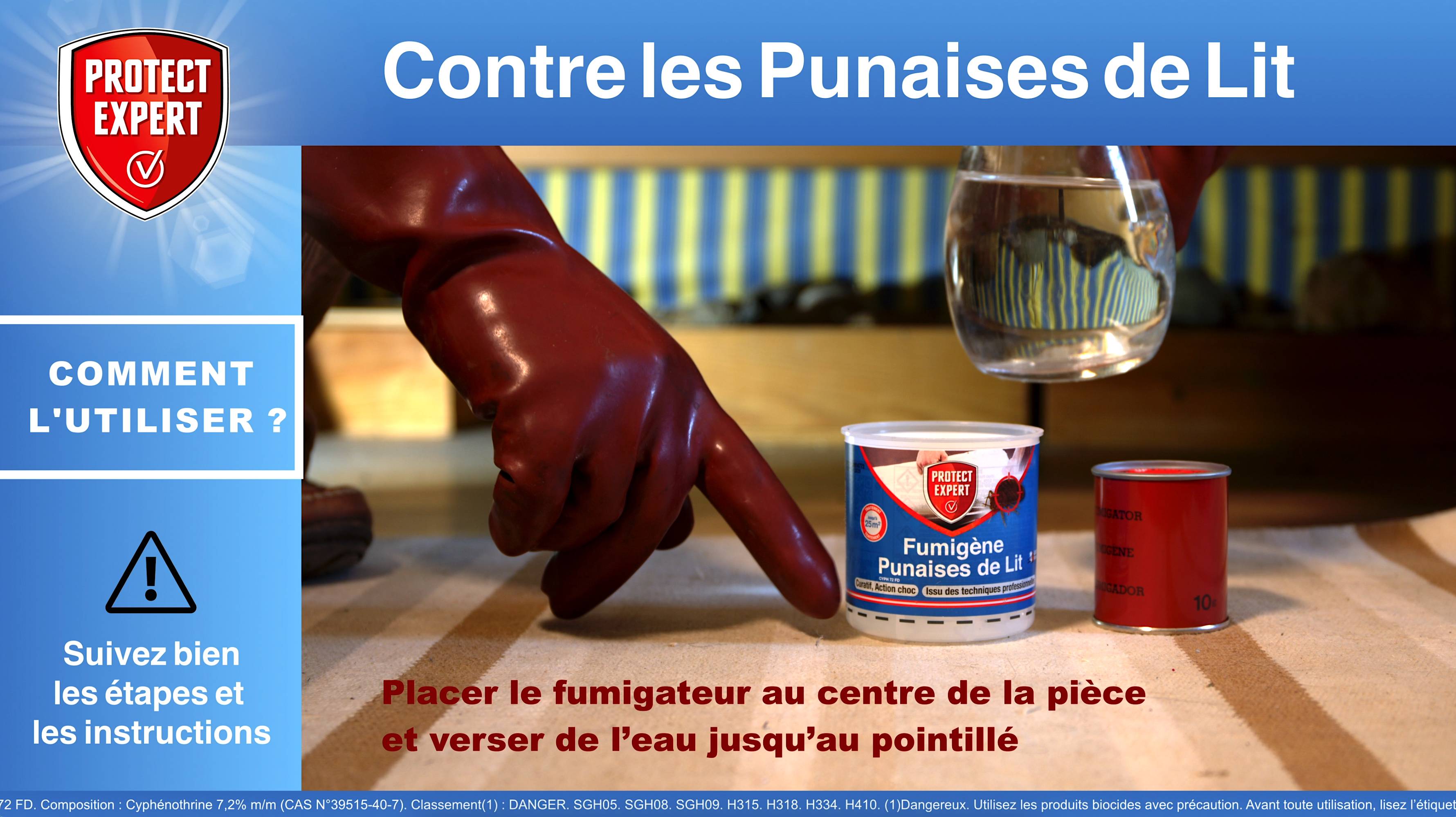 Protect Expert - Fumigène anti-punaises de lit 10g PROTECT EXPERT - Image 4