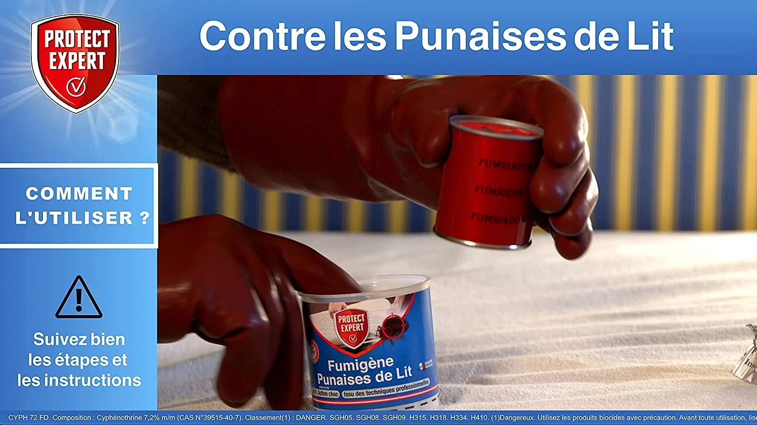 Protect Expert - Fumigène anti-punaises de lit 10g PROTECT EXPERT - Image 16