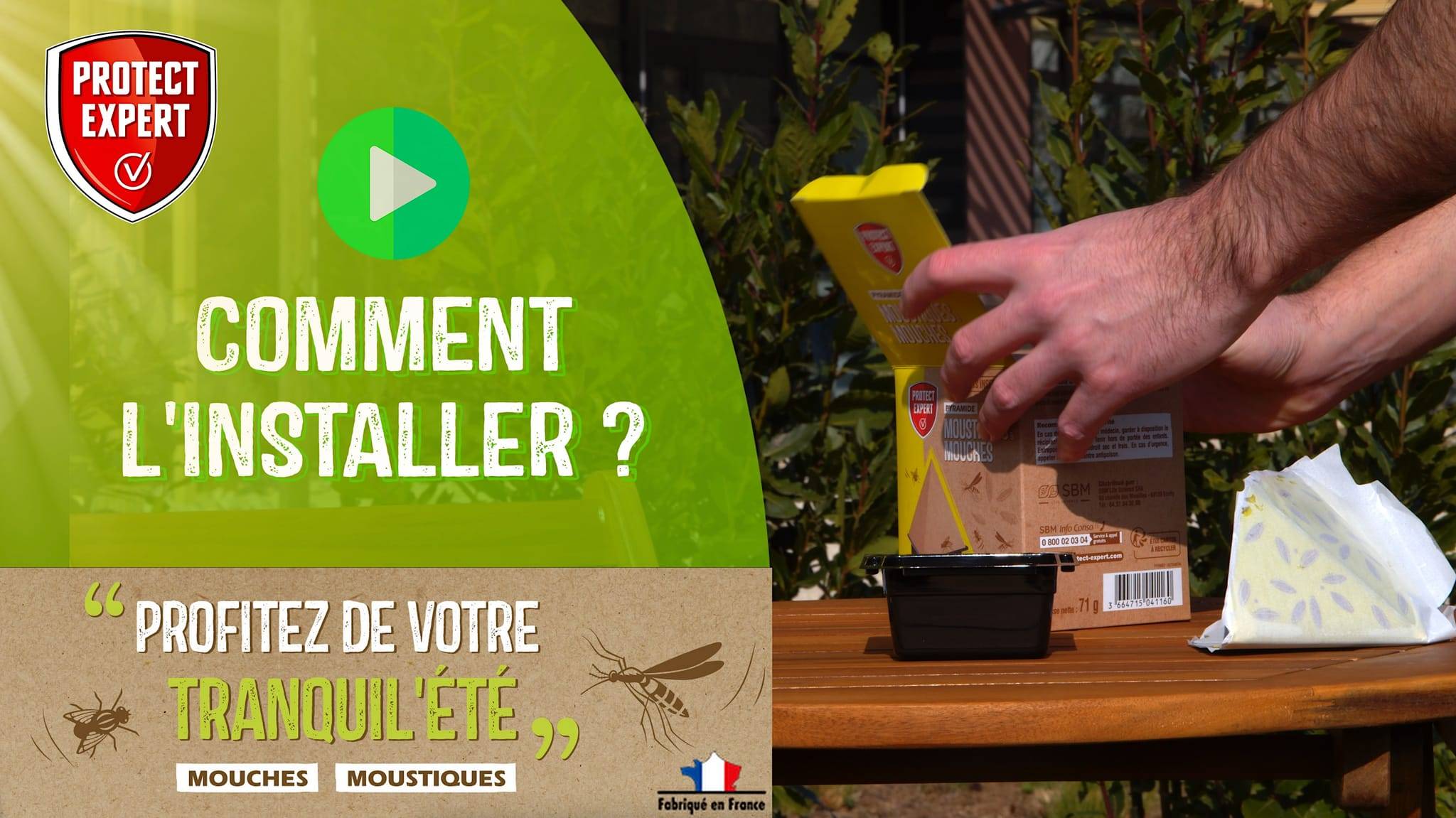 Protect Expert - Pyramide anti-moustiques et mouches adhésive Protect Expert - Image 3