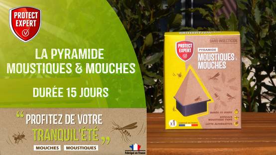 Protect Expert - Pyramide anti-moustiques et mouches adhésive Protect Expert - Image 1