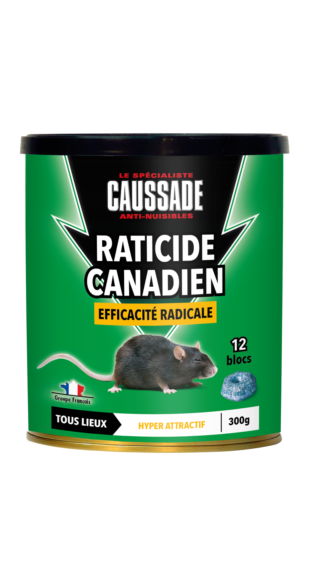 Caussade - Bloc Pâté Raticide - CAUSSADE