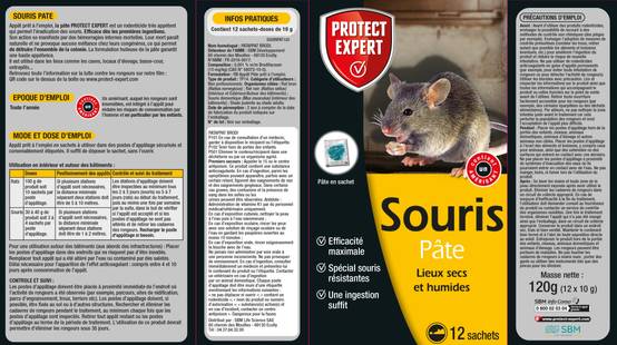 Protect Expert - Pâte antisouris rodenticide huileuse 120g - PROTECT EXPERT - Image 2
