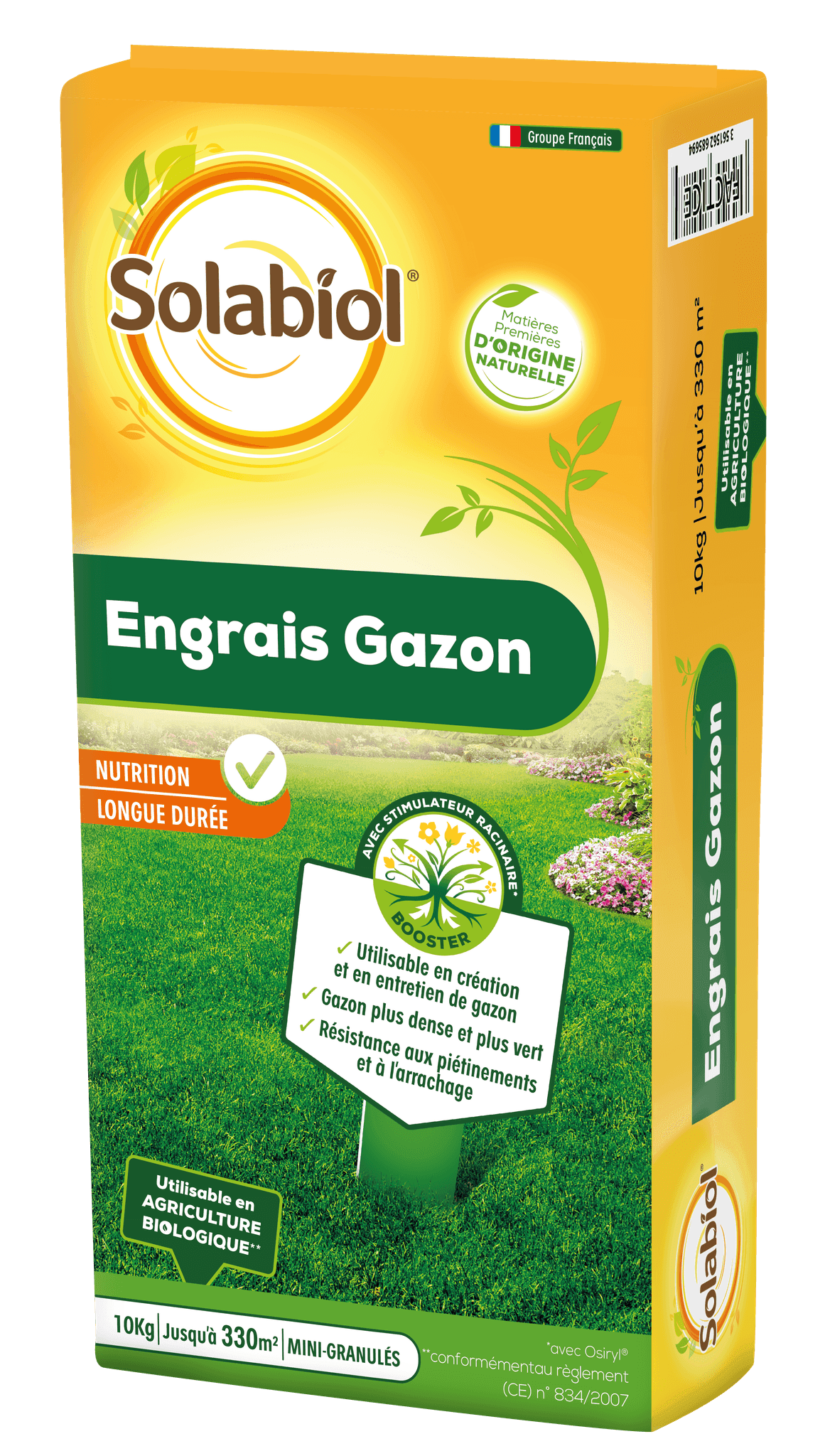 Solabiol - Engrais Gazon Longue Durée SOLABIOL