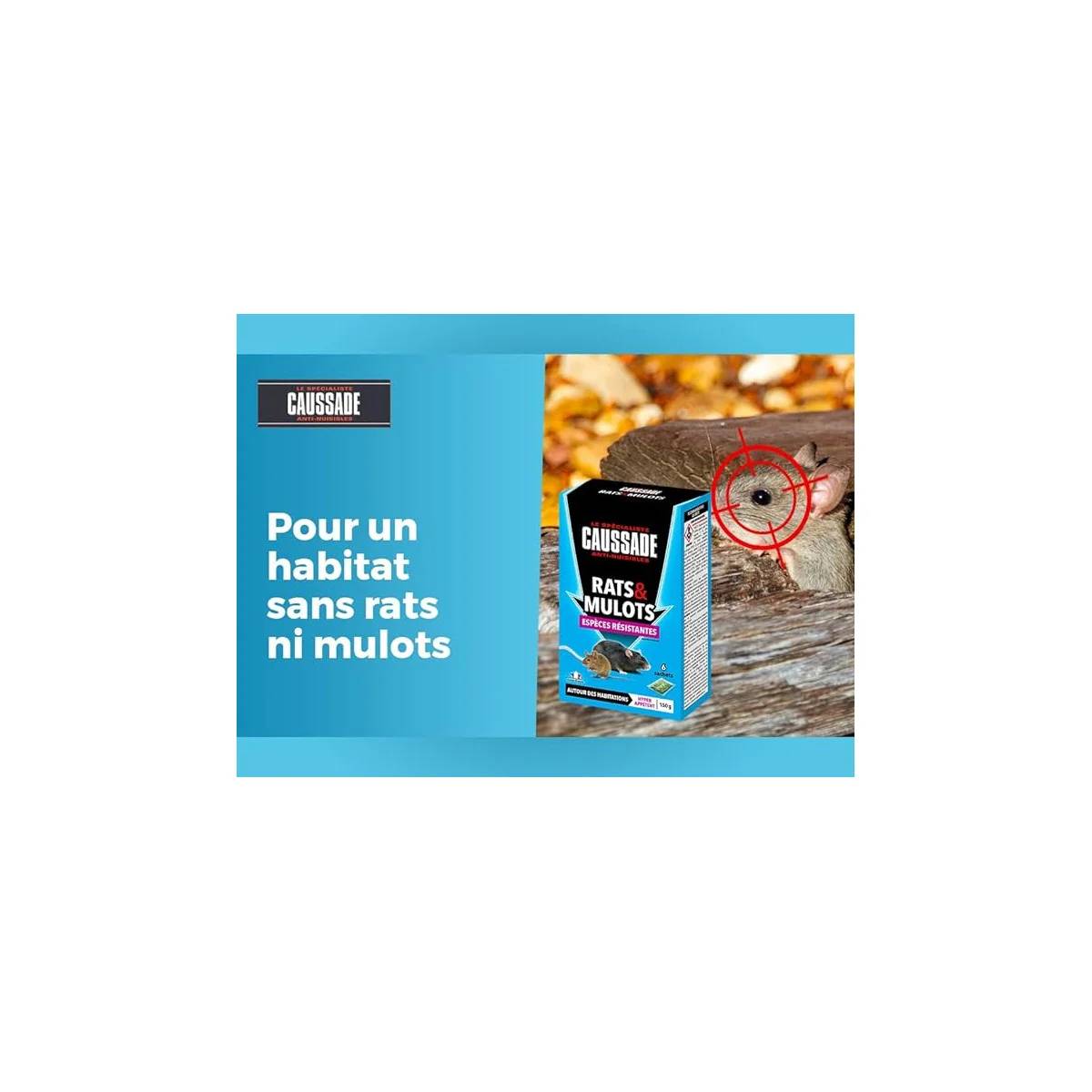 Caussade - Céréales rats et mulots espèces résistantes 150g - CAUSSADE - Image 5