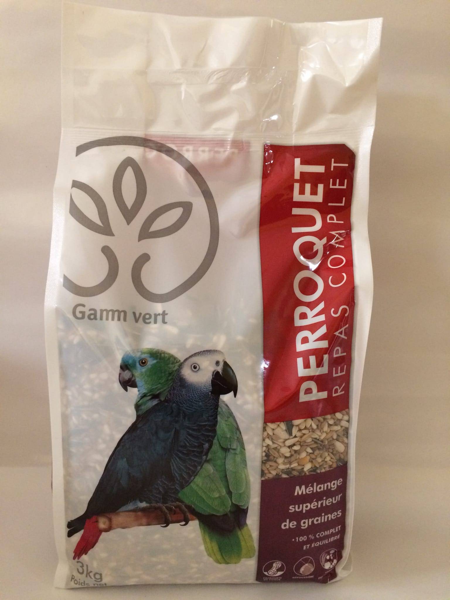Mélange Complet de Graines pour Perroquet 3kg