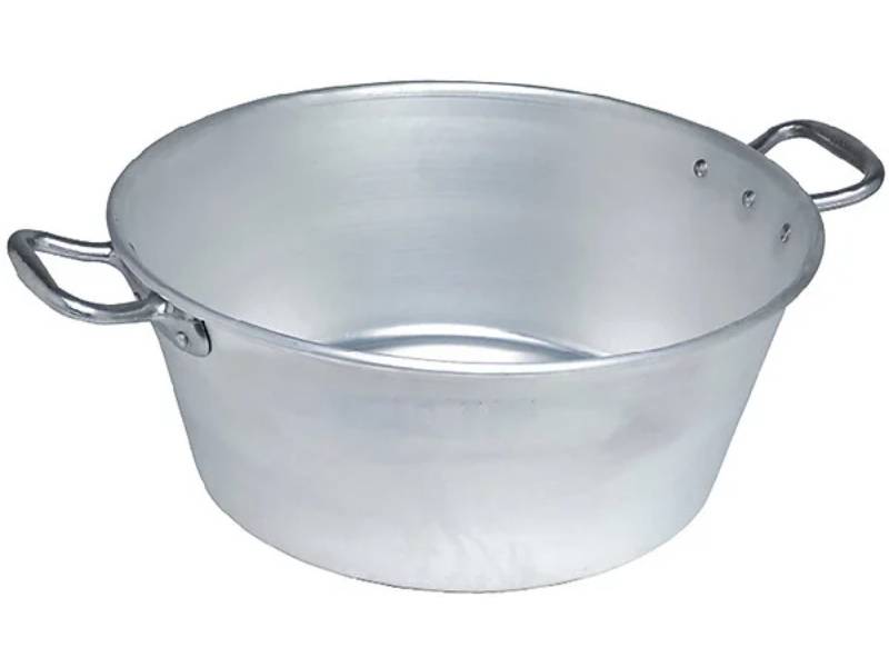 LE PRATIQUE - Bassine Aluminium Anse Alu Ø 45 cm 21 l ép. 1,5 mm - - Image 2