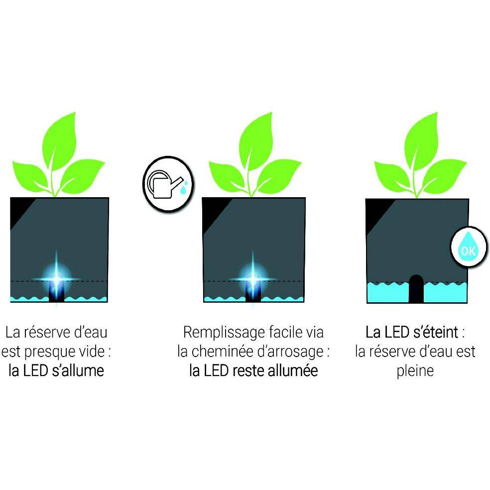 EDA Plastiques - Pot carré Aqualight - EDA - Image 12