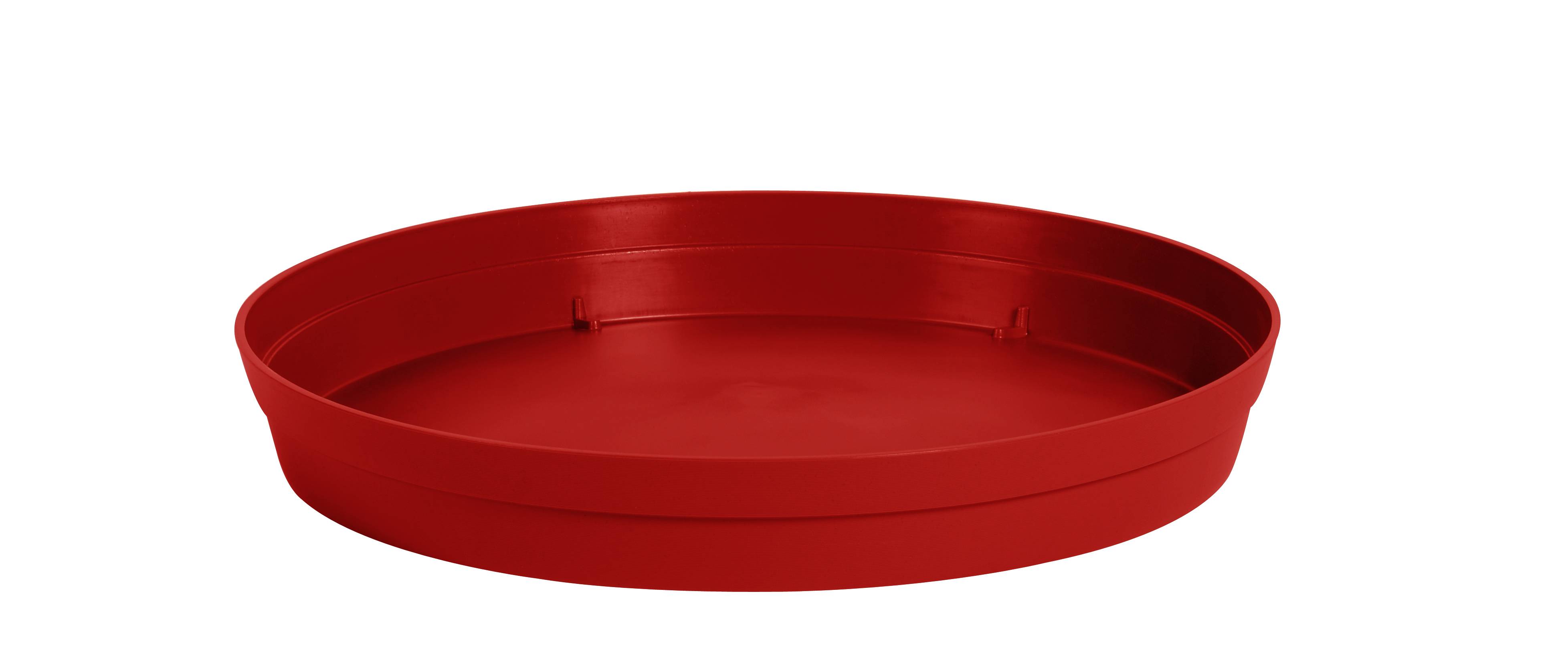 EDA - Soucoupe Toscane Rouge Ø.28 cm pour pot Ø.40 cm