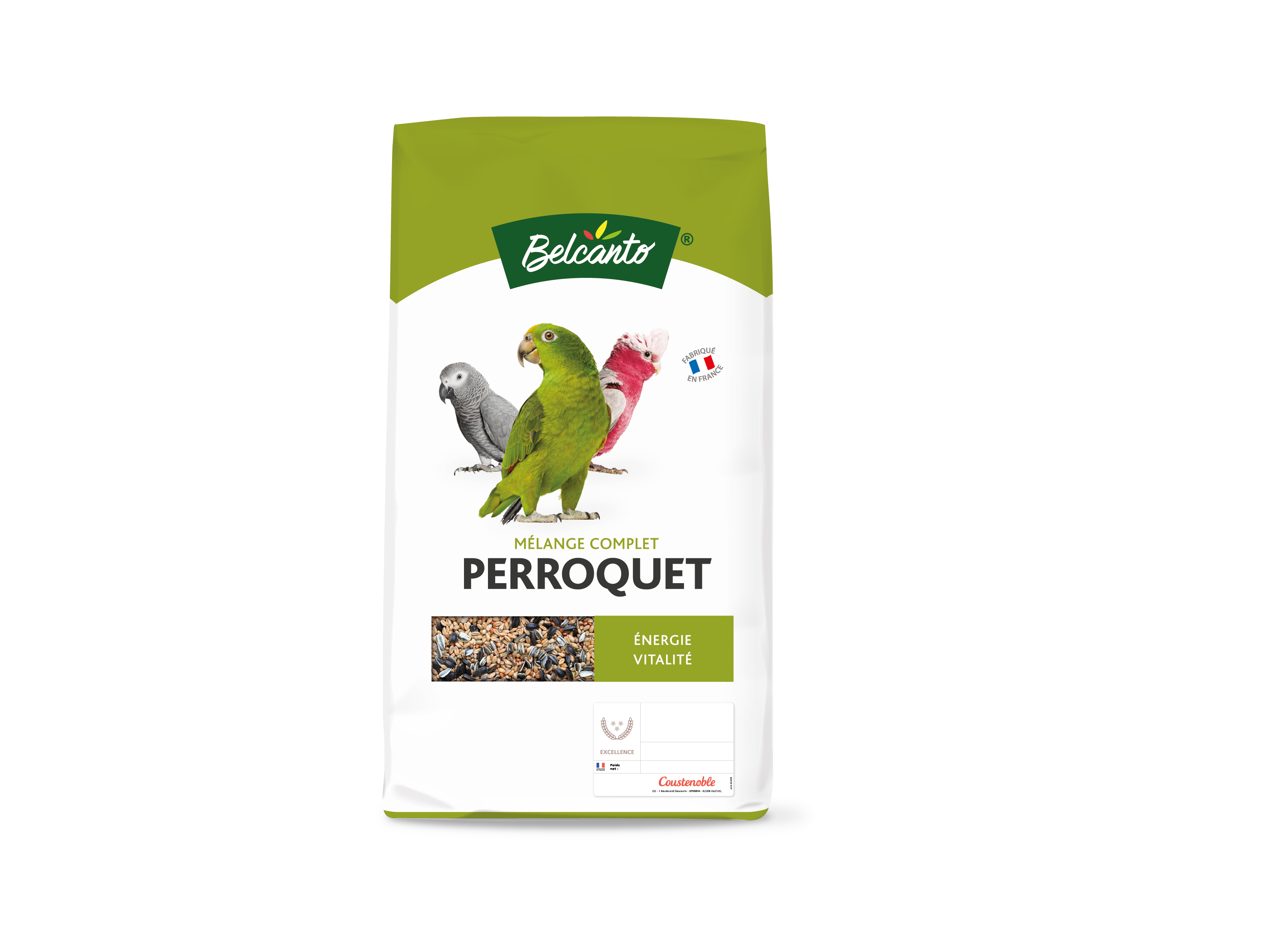 Mélange de graines pour perroquets 15 kg - Belcanto - Image 2