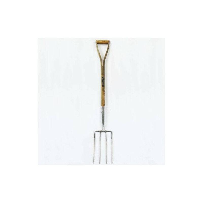 Fourche à bêcher Inox 4 dents Bois 104 cm - S&J - Image 7