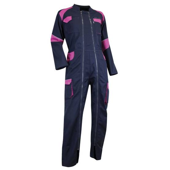 Combinaison de travail femme bicolore bleu foncé/rose L.420.0 cm l.350.0 cm H.30.0 cm - Lma