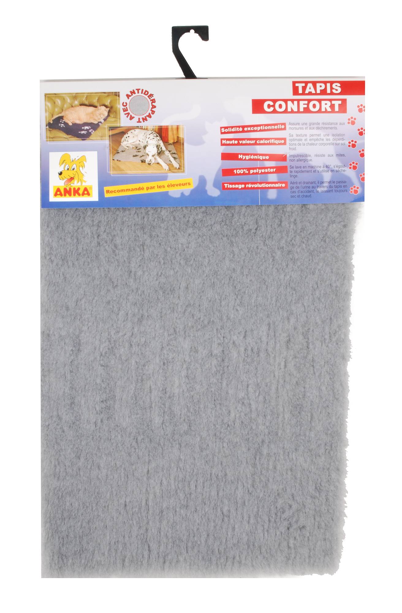 TAPIS CONFORT GRIS 75x100