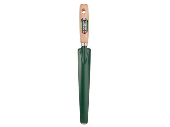 Couteau désherbeur acier bleu manche bois 38 cm - S&J - Image 3