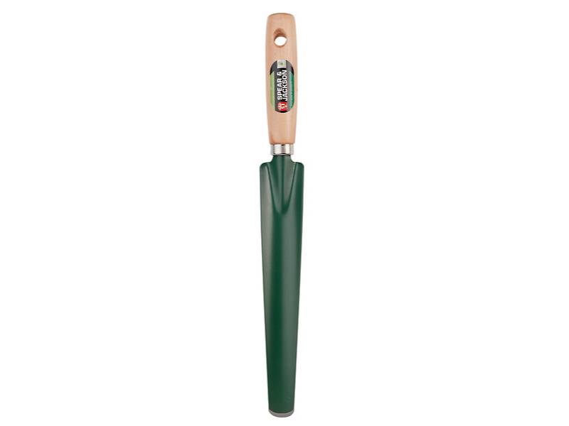 Couteau désherbeur acier bleu manche bois 38 cm - S&J - Image 3