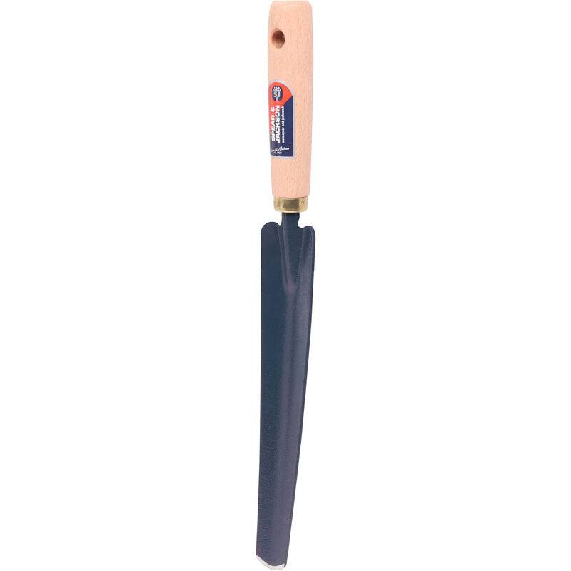 Couteau désherbeur acier bleu manche bois 38 cm - S&J - Image 9