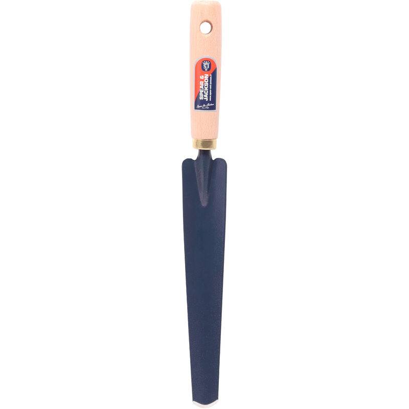 Couteau désherbeur acier bleu manche bois 38 cm - S&J - Image 6