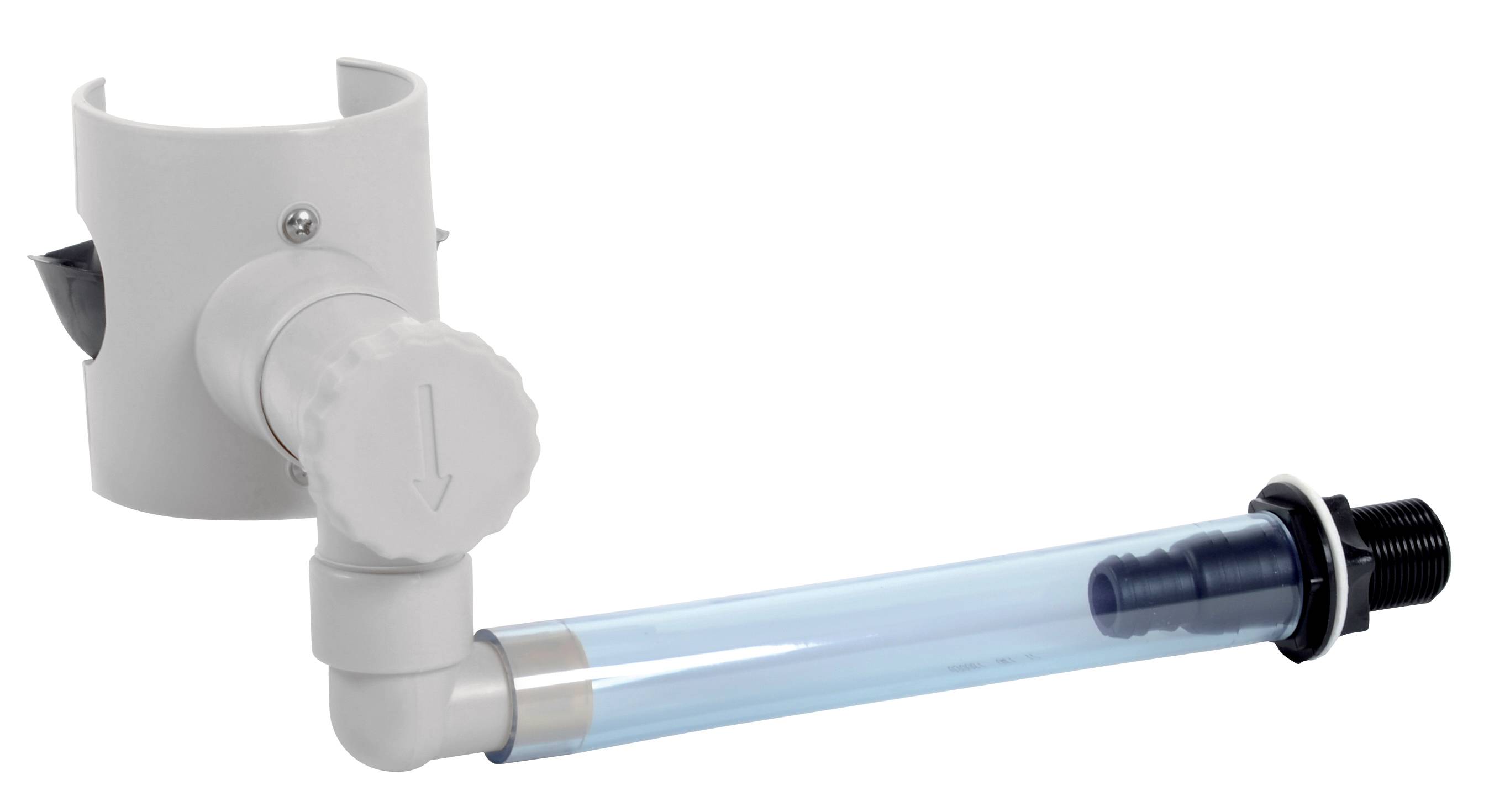 EDA Plastiques - Kit collecteur eau de pluie gris Ø 8 à 10 cm CAPT'EAU
