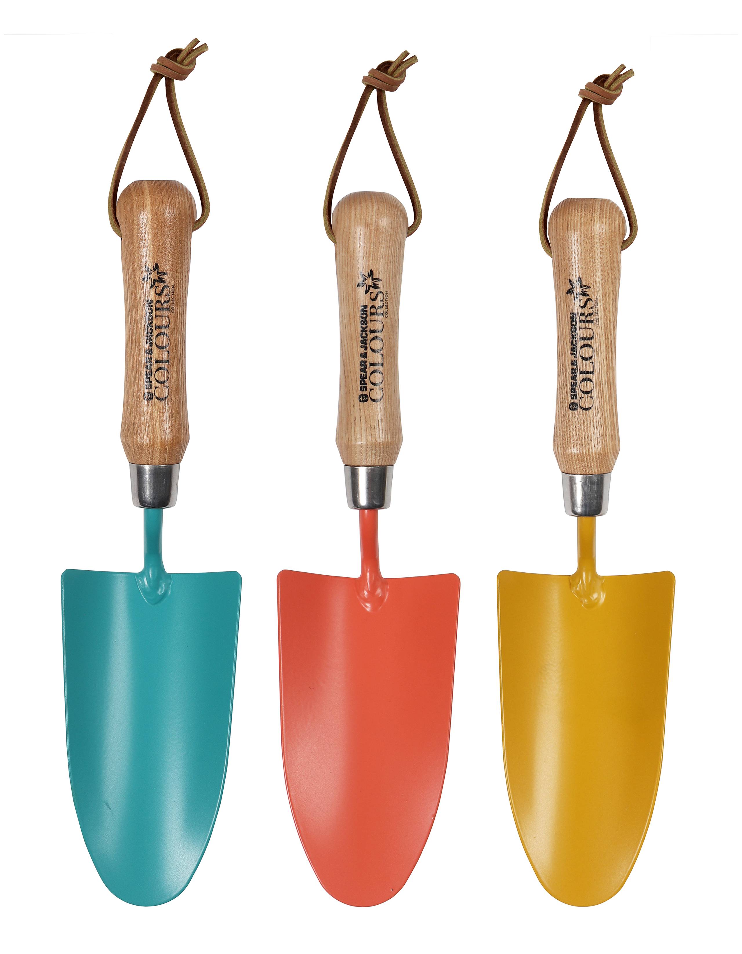 Transplantoir manche bois Colours Collection - S&J - Image 1