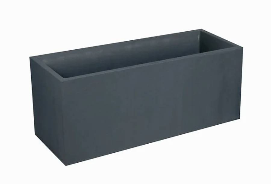 Jardinière Volcania Polypropylène Anthracite 99,5 x 39,5 x 43,5 cm 98 L - EDA - Image 6