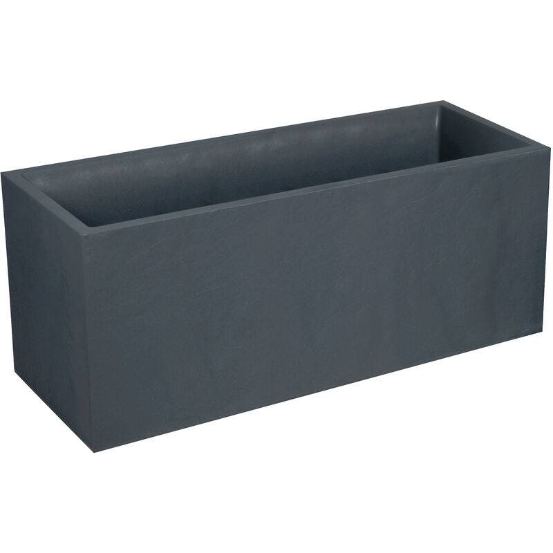 Jardinière Volcania Polypropylène Anthracite 99,5 x 39,5 x 43,5 cm 98 L - EDA - Image 10