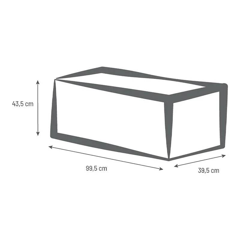 Jardinière Volcania Polypropylène Anthracite 99,5 x 39,5 x 43,5 cm 98 L - EDA - Image 12