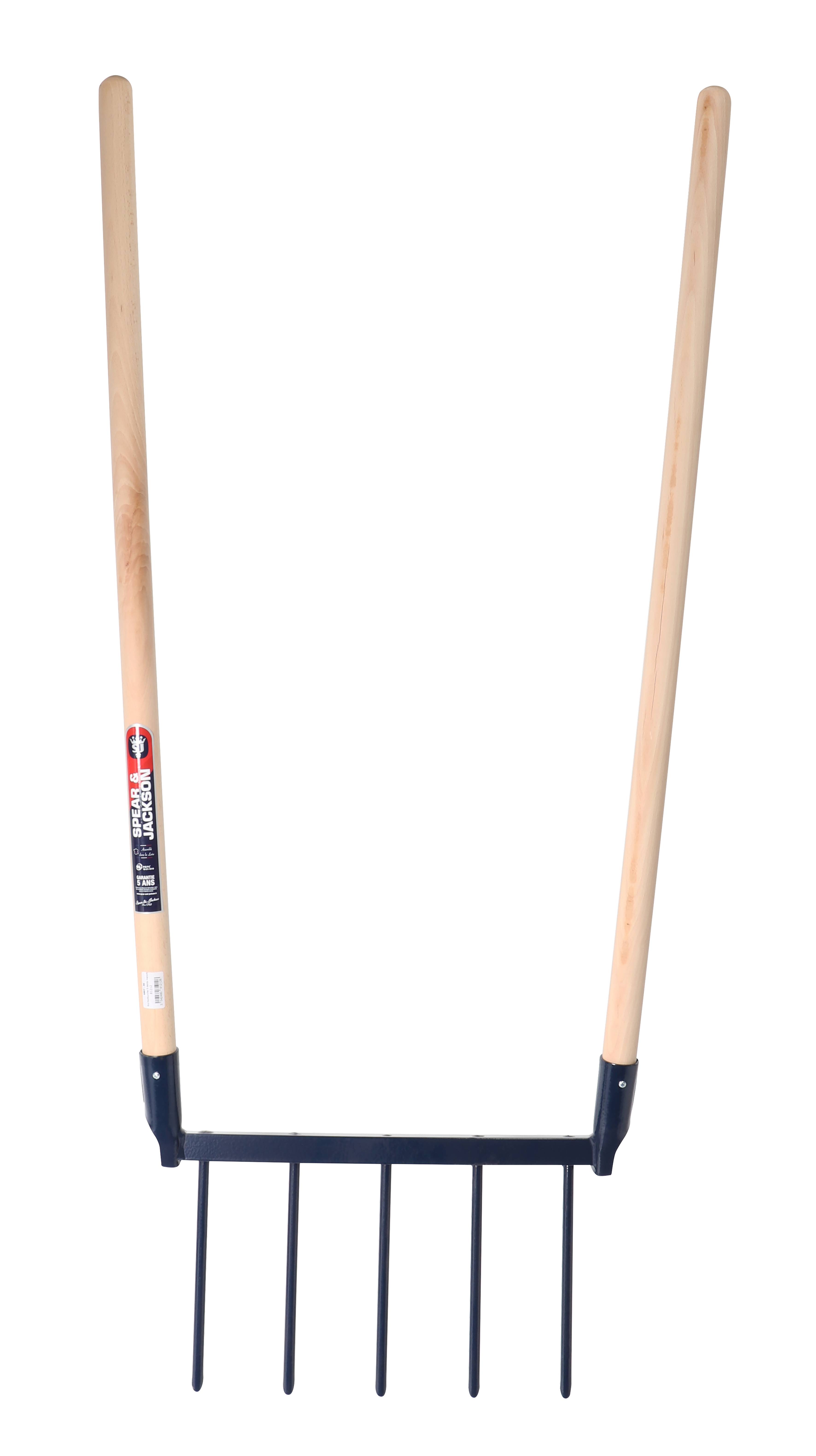 Fourche à 5 dents bois - SPEAR & JACKSON - Image 1