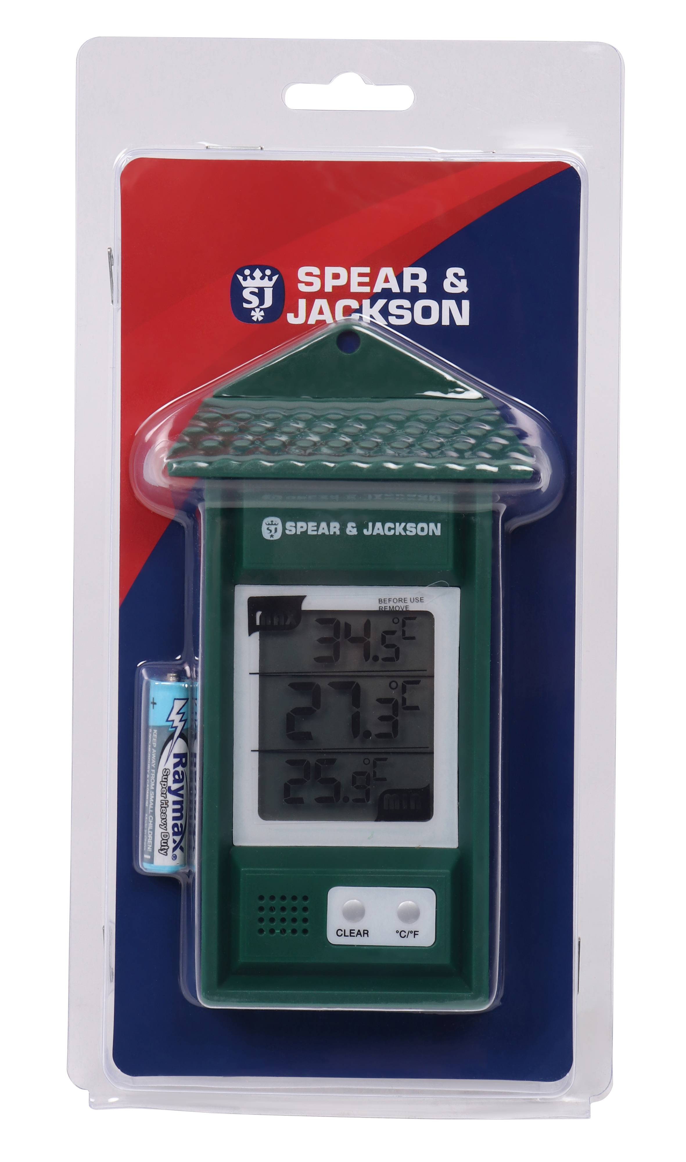 Thermomètre mini digital vert 15 cm SPEAR & JACKSON - Image 3