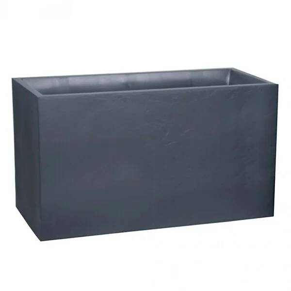 Muret Volcania plastique L99.5 H60 cm 116L gris anthracite - Image 6