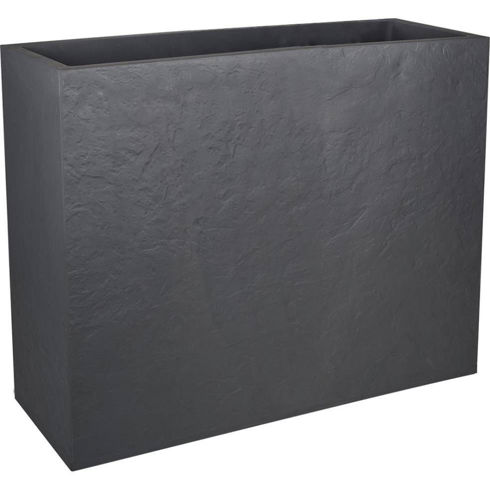 Muret EDA Loft plastique L78,5 H60 cm 46L anthracite