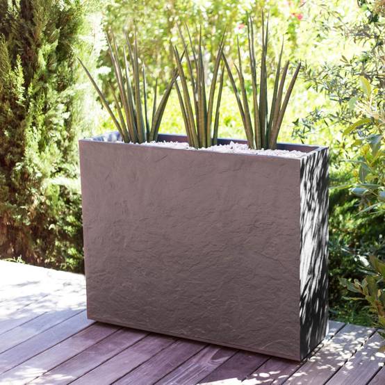 Muret EDA Volcania Loft XL plast Gris anthr L99,5 H78,5 cm 63L - Image 4